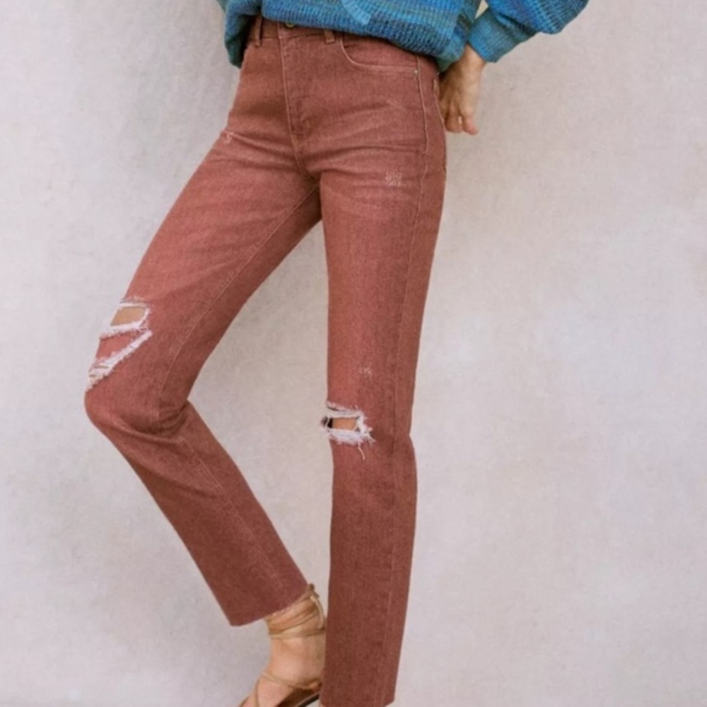 Pilcro Vintage Straight Jeans (Anthropology)